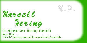 marcell hering business card